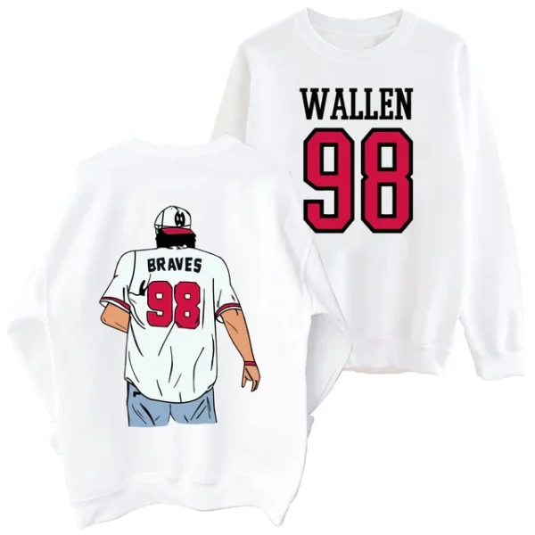 Morgan Wallen Braves 98 Sweatshirt