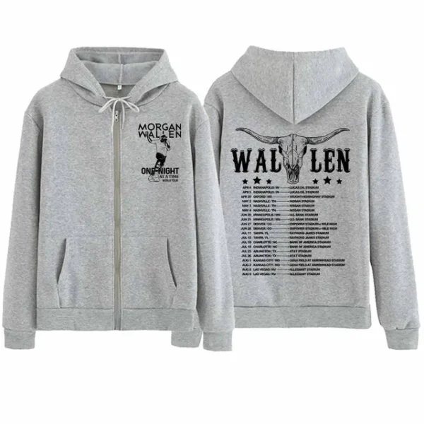 One Night at a Time World Tour Zip up Hoodie